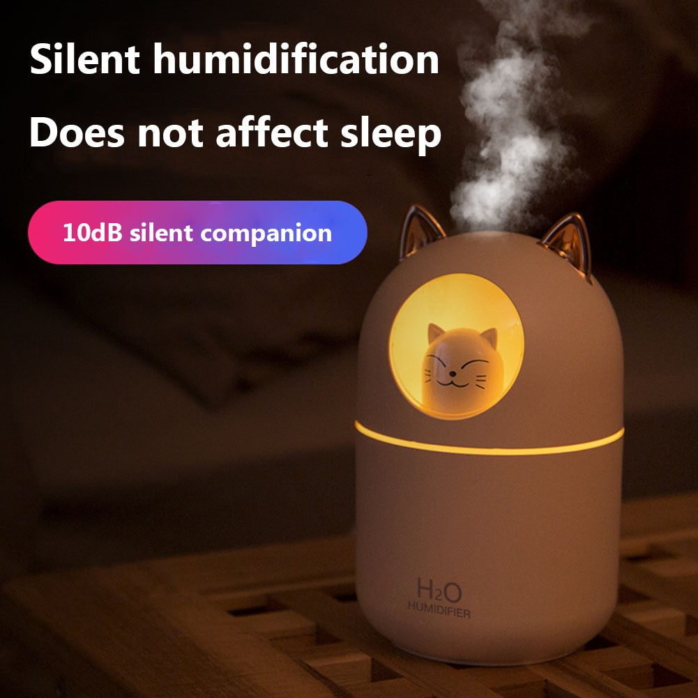 USB Ultrasonic Air Humidifier Essential Oil Diffuser