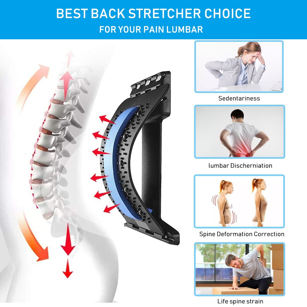 Spine Support Back Stretcher & Lumbar Pain Relief Stretcher
