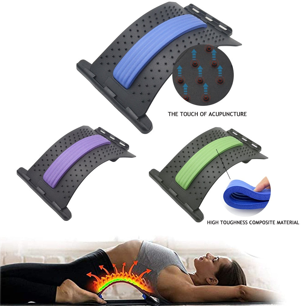 Spine Support Back Stretcher & Lumbar Pain Relief Stretcher