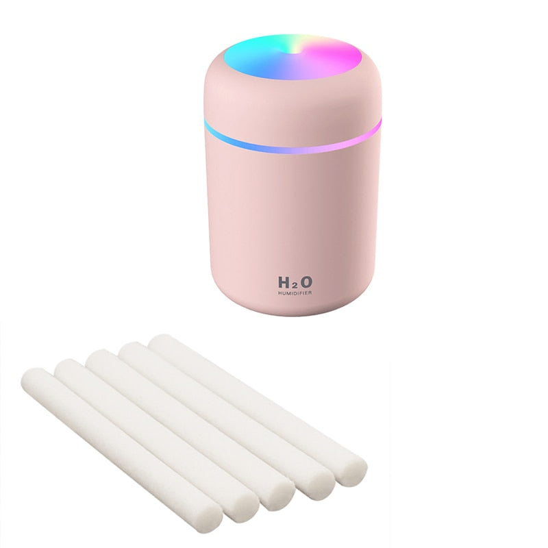 USB Ultrasonic Air Humidifier Essential Oil Diffuser
