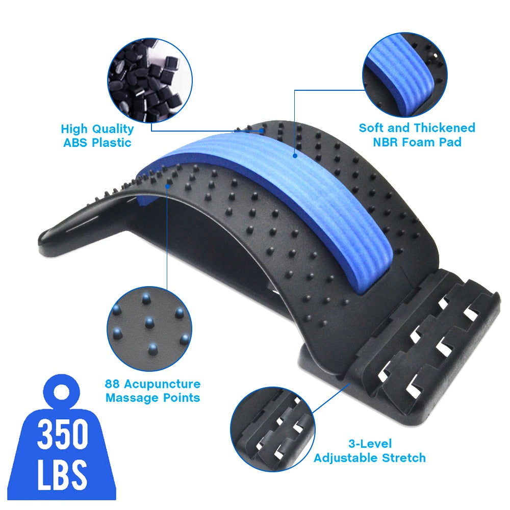 Spine Support Back Stretcher & Lumbar Pain Relief Stretcher