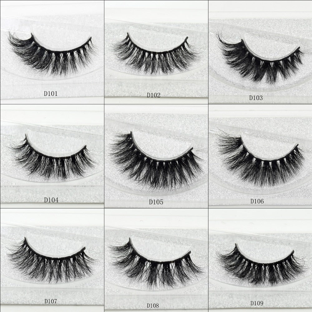 Handmade 3D Real Mink False Eyelash Strip
