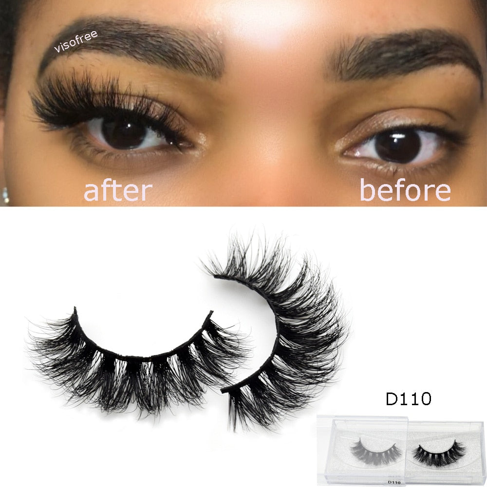 Handmade 3D Real Mink False Eyelash Strip