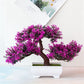 Artificial Plastic Small Potted Bonsai Tree