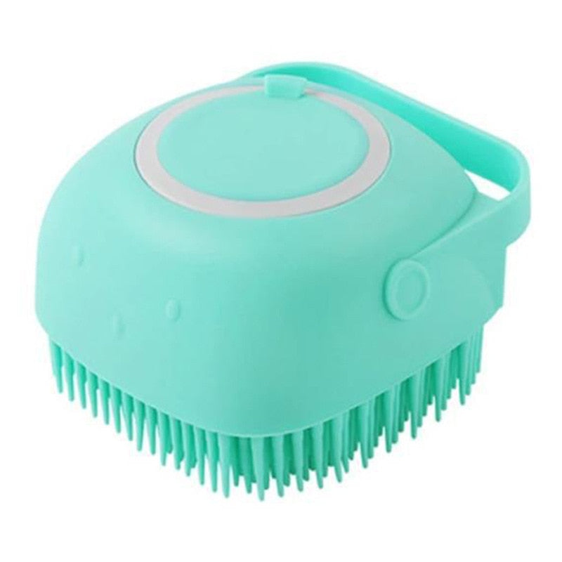 Soft Safe Silicone Pet Bath Massage Brush