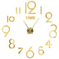 3D Numeral Acrylic Mirror Wall Clock