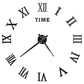 3D Numeral Acrylic Mirror Wall Clock
