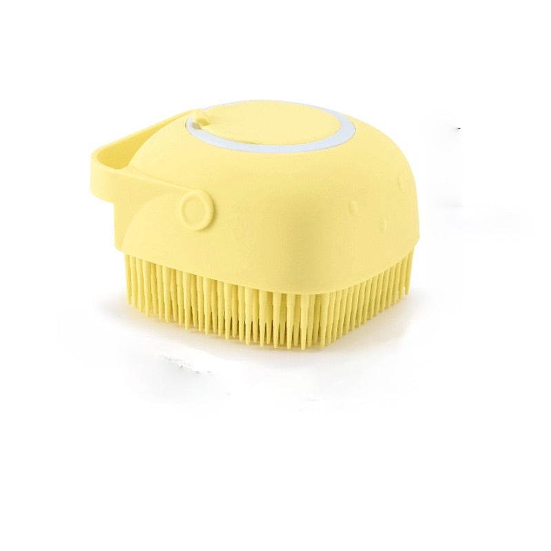 Soft Safe Silicone Pet Bath Massage Brush
