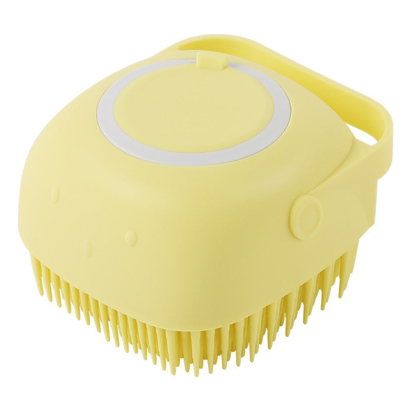 Soft Safe Silicone Pet Bath Massage Brush