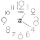 3D Numeral Acrylic Mirror Wall Clock